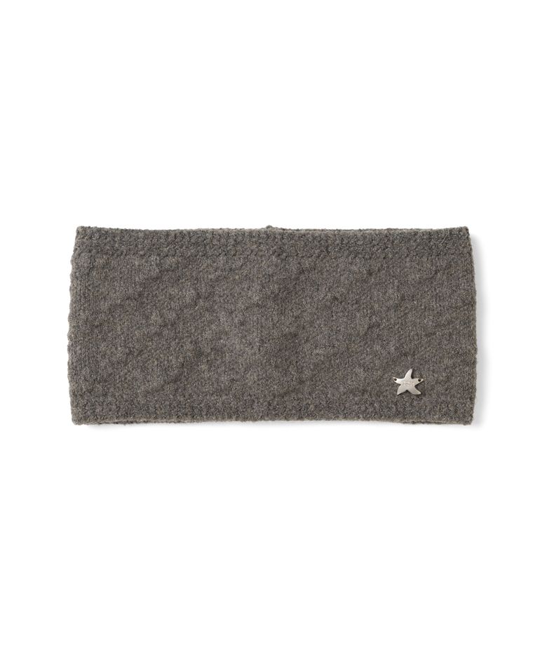 TCM cross knit head band (brown)
