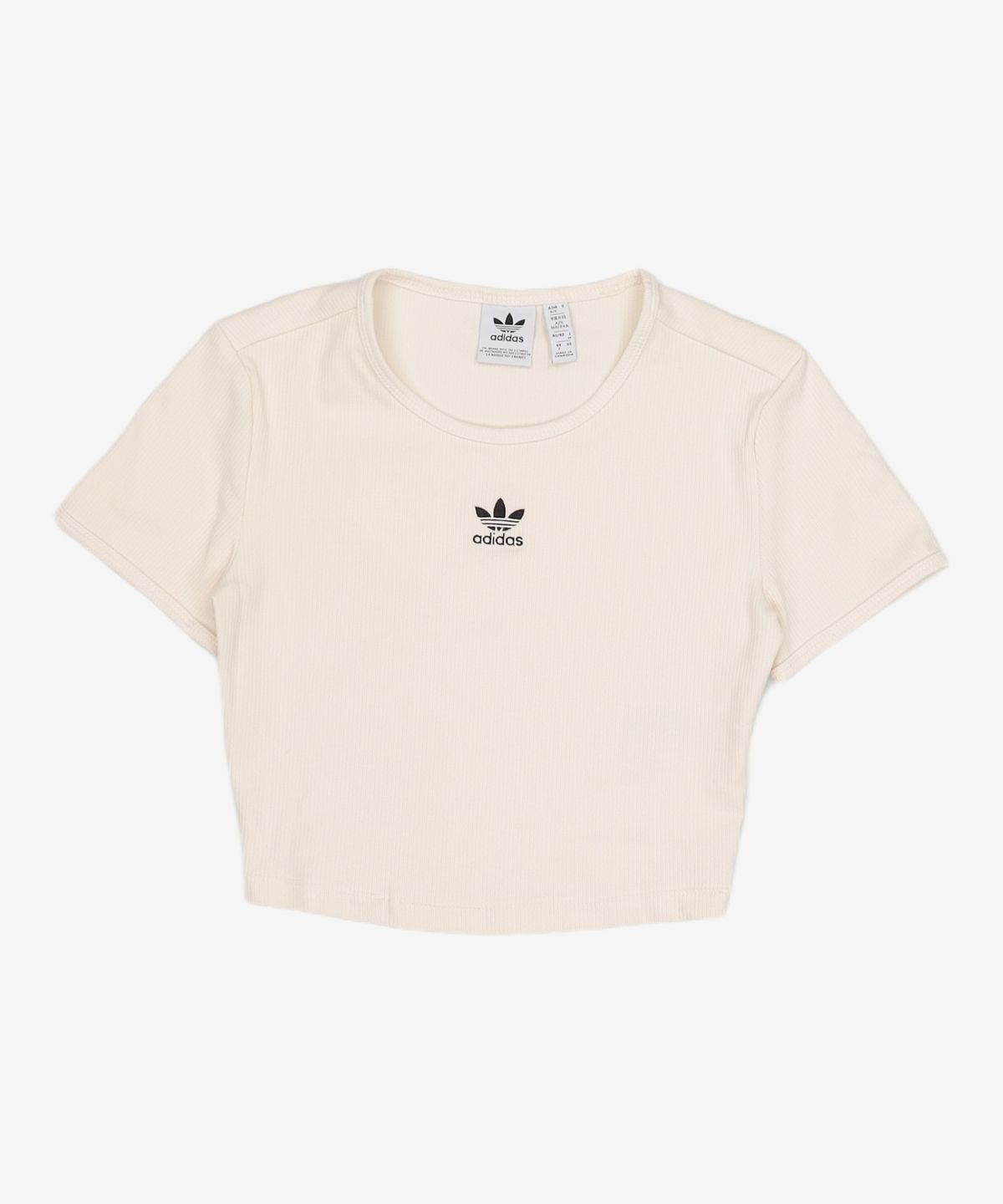 아디다스(ADIDAS) 립 크롭 티 - 화이트 / IJ7804 S