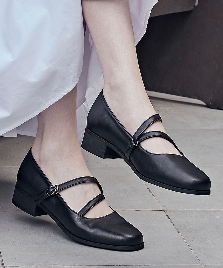 인텐스 여성 소프트 스트랩 메리제인 슈즈 2.5cm LCWD37I639