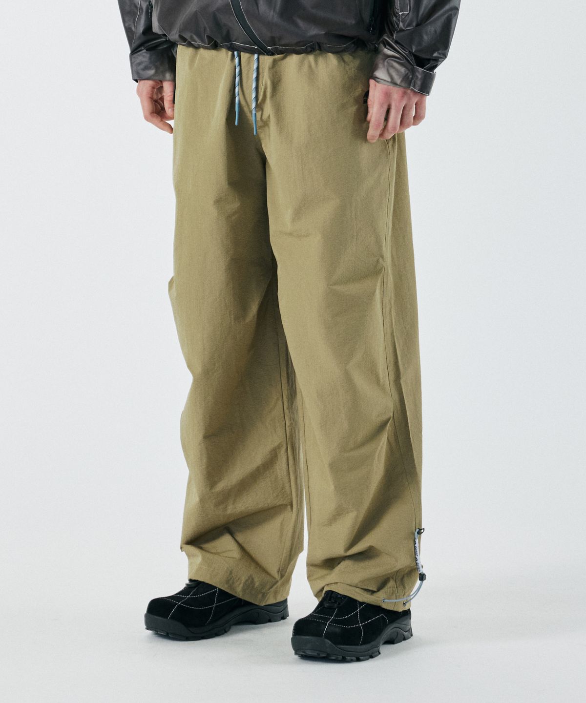 산로(SANRO) [UNISEX] 사이드 스트링 팬츠 - 베이지