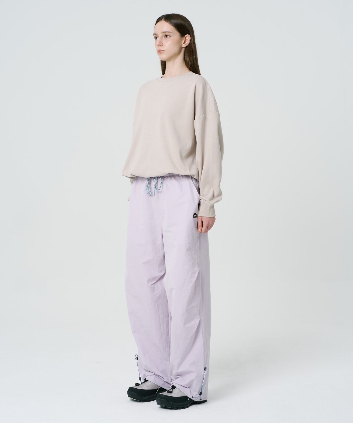 산로(SANRO) [UNISEX] 사이드 스트링 팬츠 - 라벤더