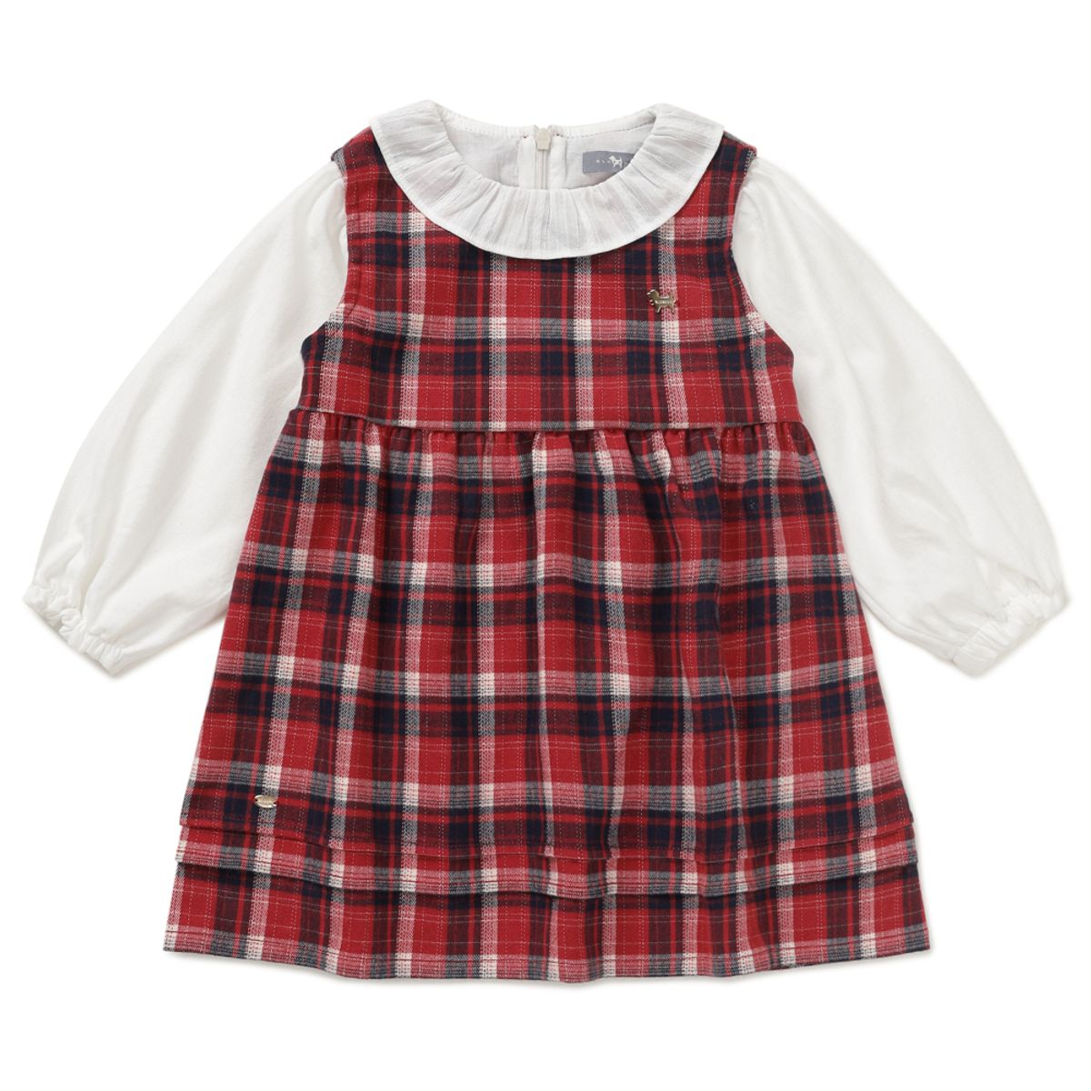 블루독 베이비(BLUEDOGBABY) 메리 체크드레스 (46A19-400-02)