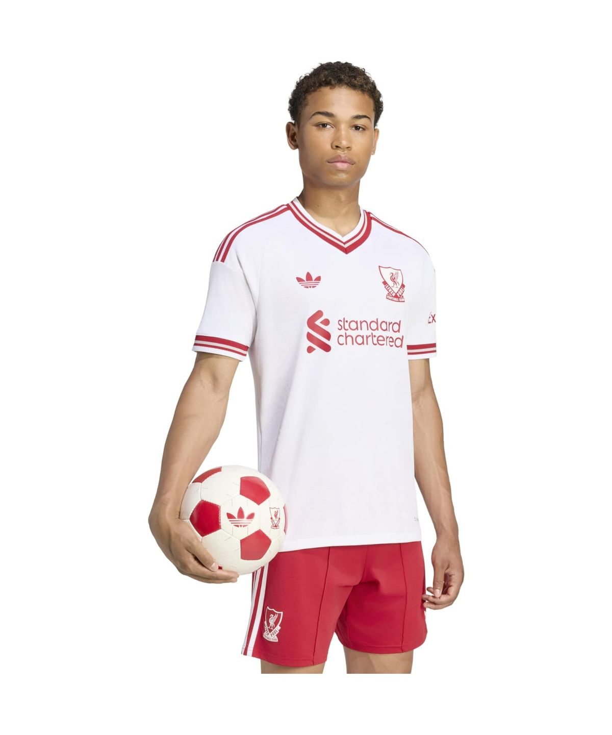 아디다스(ADIDAS) 리버풀 FC 26/27 어센틱 어웨이 저지 - 화이트 / KA6859