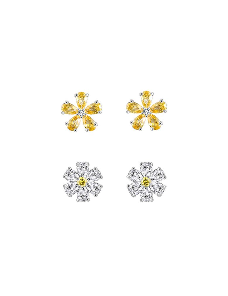 Pear flower earring