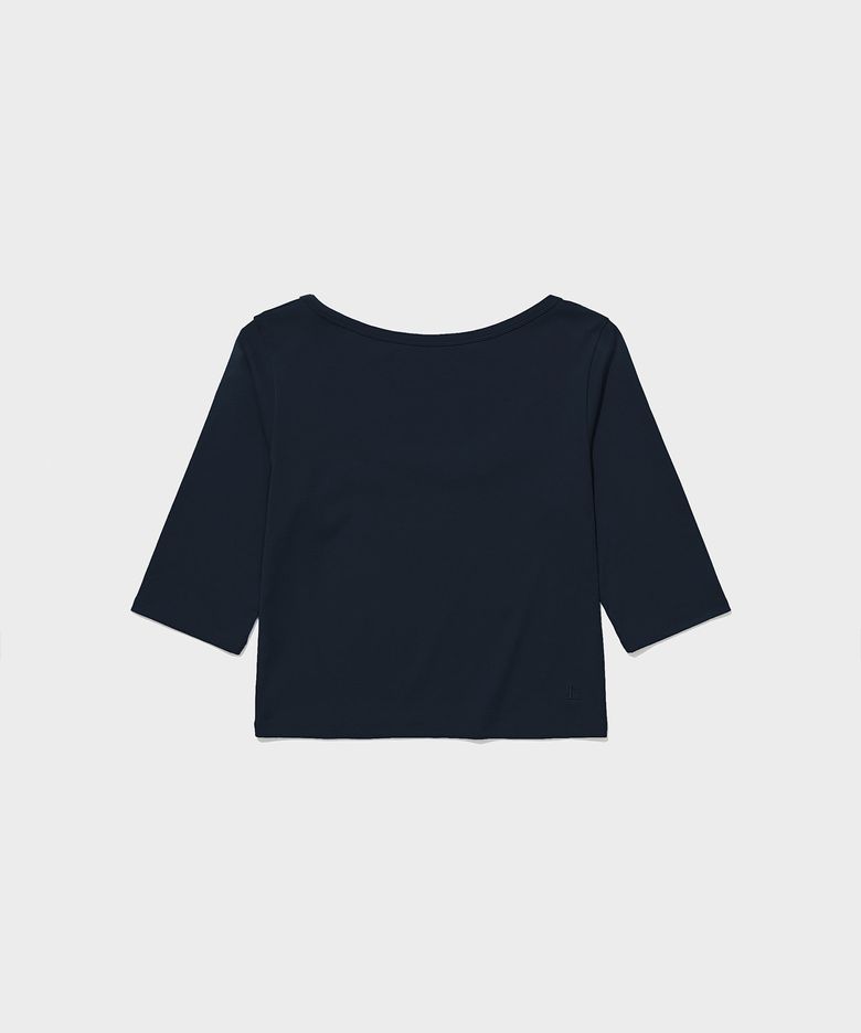 Lc BACK SCOOP 3/4 TEE_NAVY [LC263TS19NV]