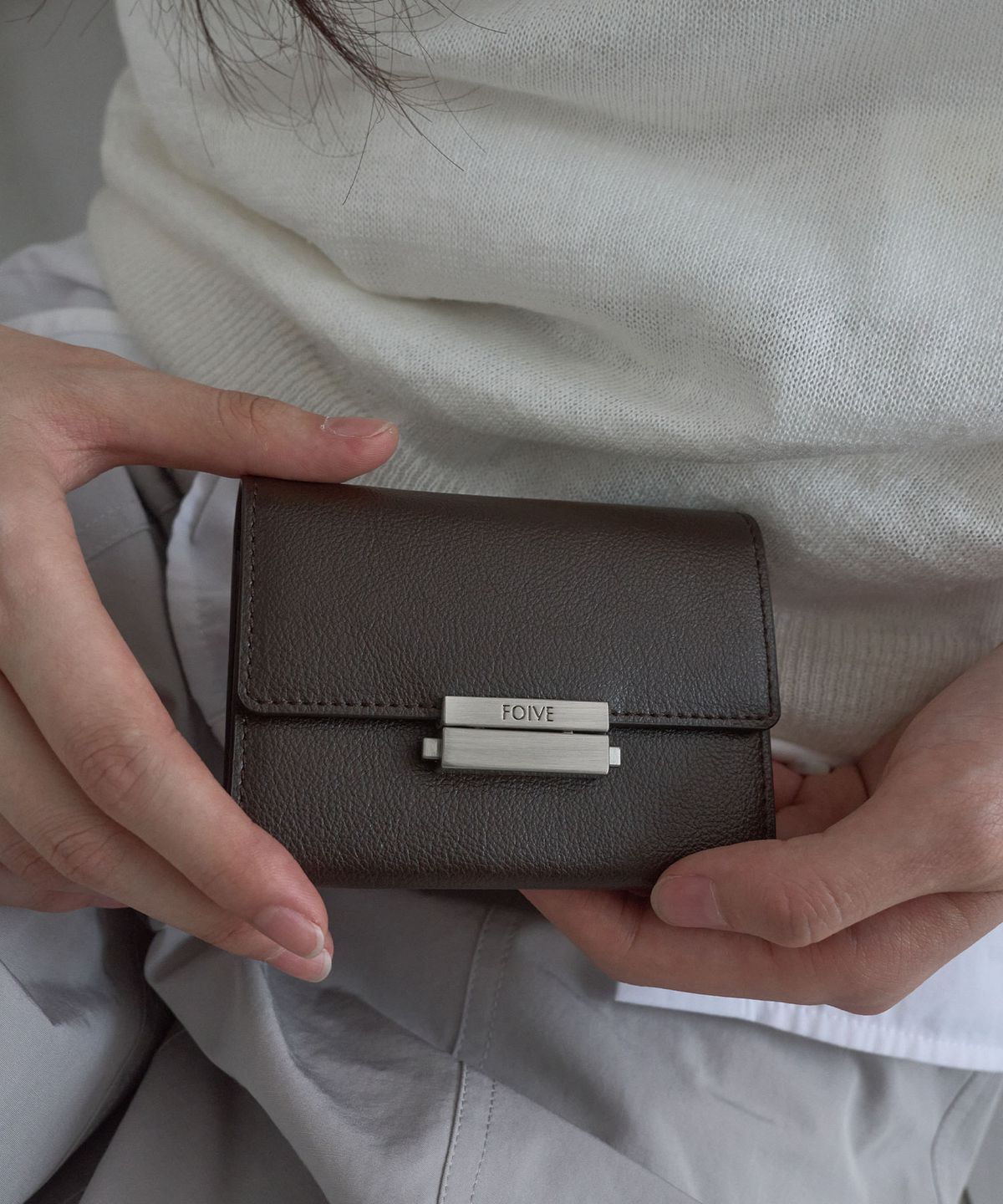 포이베(FOIVE) 타라 월렛 TARA Wallet Brown