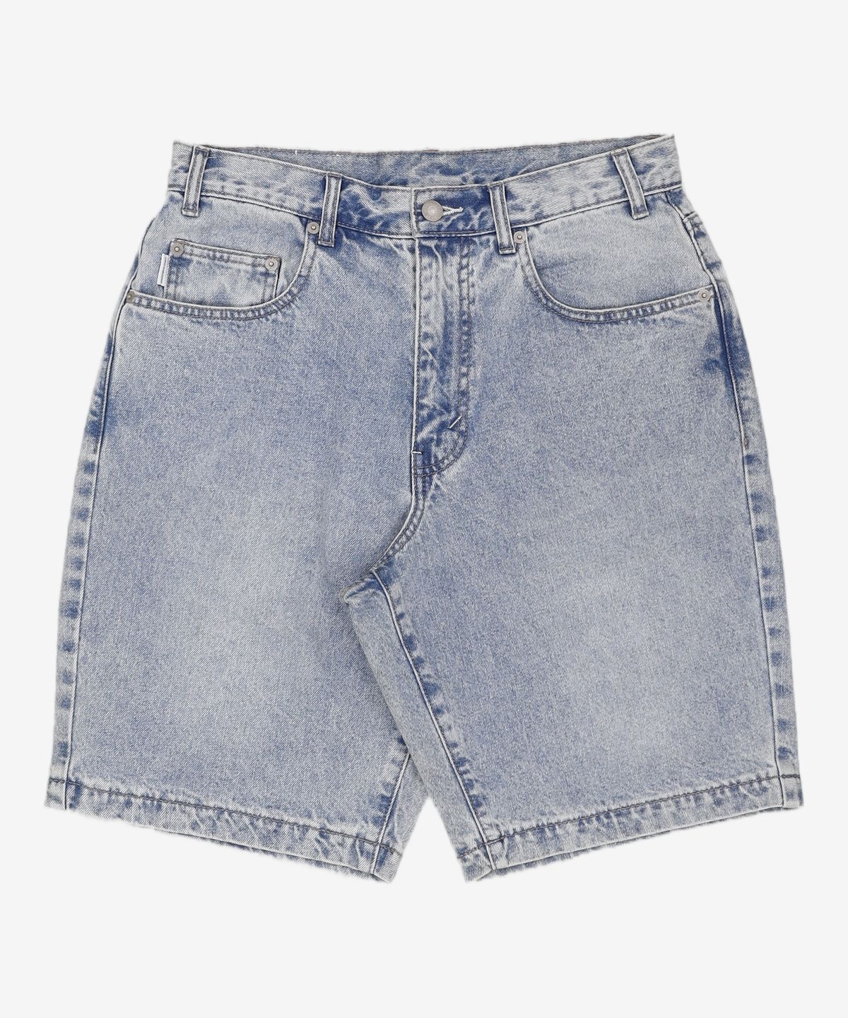 디스이즈네버댓(THISISNEVERTHAT) (SS23) Washed Denim Short - Washed Blue S