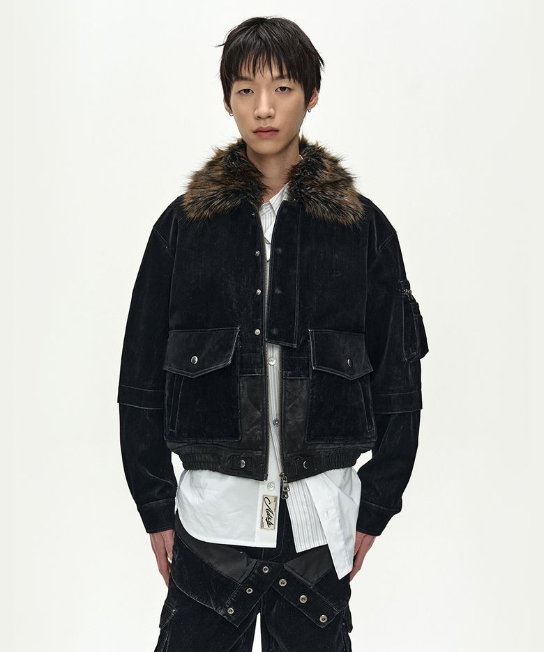 NEW MIKOOS BOMBER JACKET (BLACK)