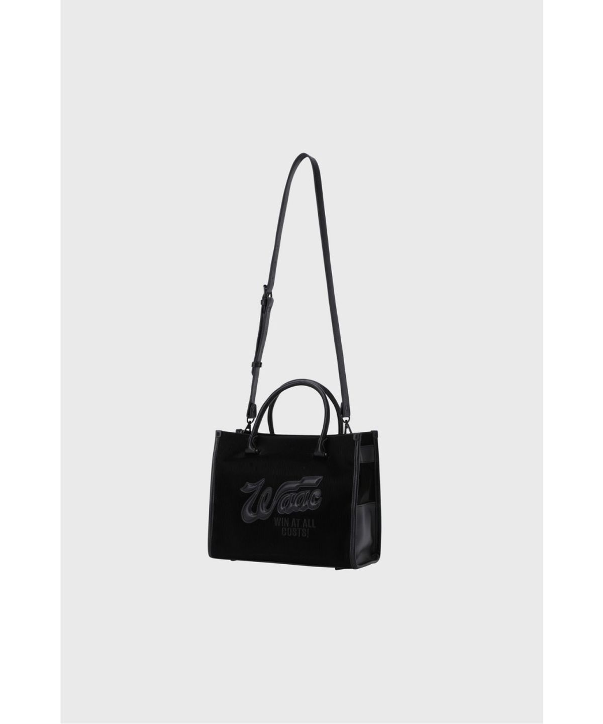 왁(WAAC) Women Signature Tote Bag WGBAX26610BKX