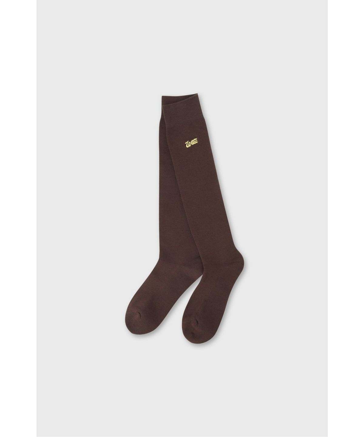 왁(WAAC) Women Logo Knee Socks WGLCX26615BRD