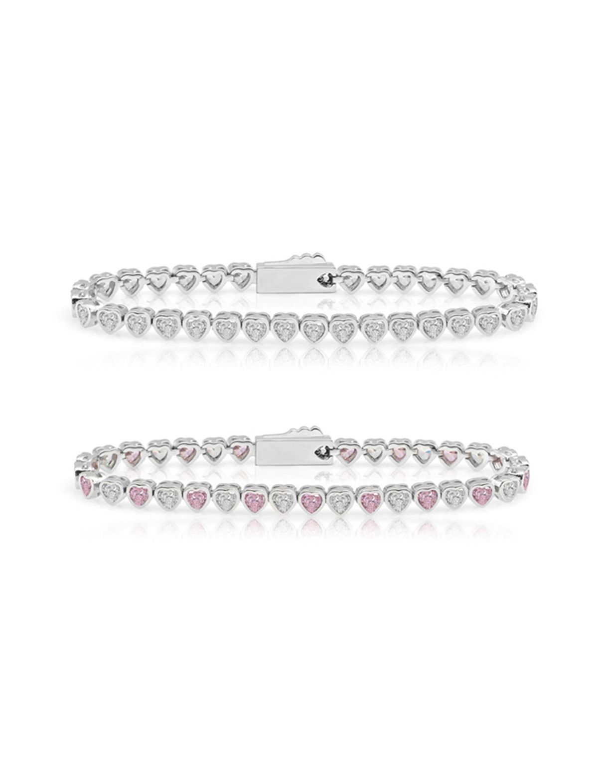 아이스볼(ICEBALL) Ice block heart tennis bracelet