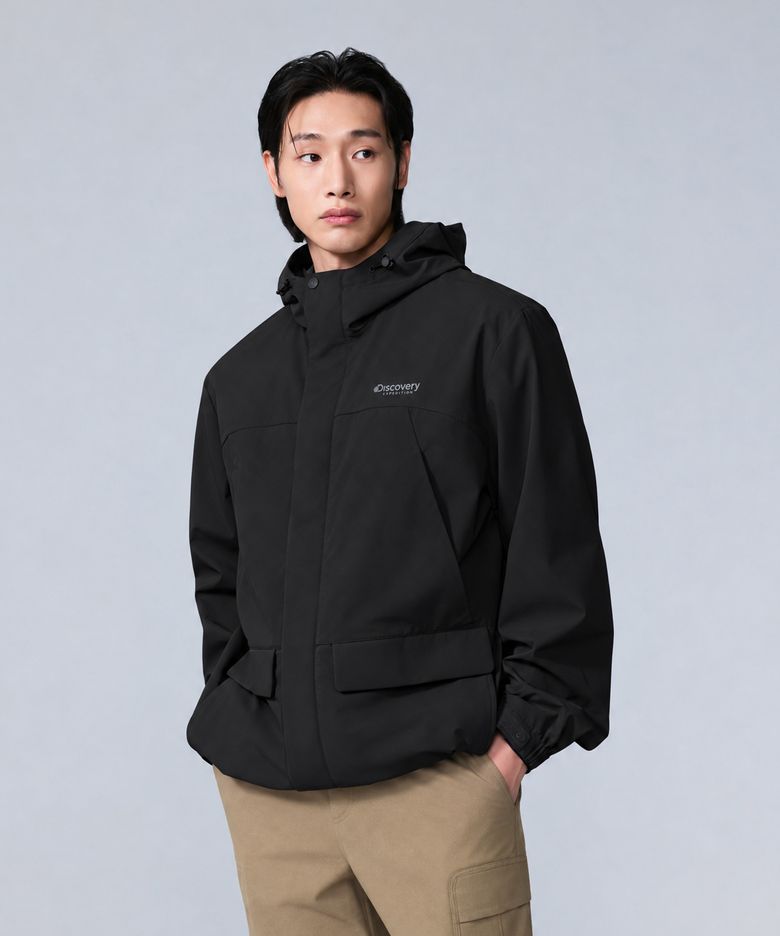유니 베르텍스 3L 사파리 자켓 (BLACK)
