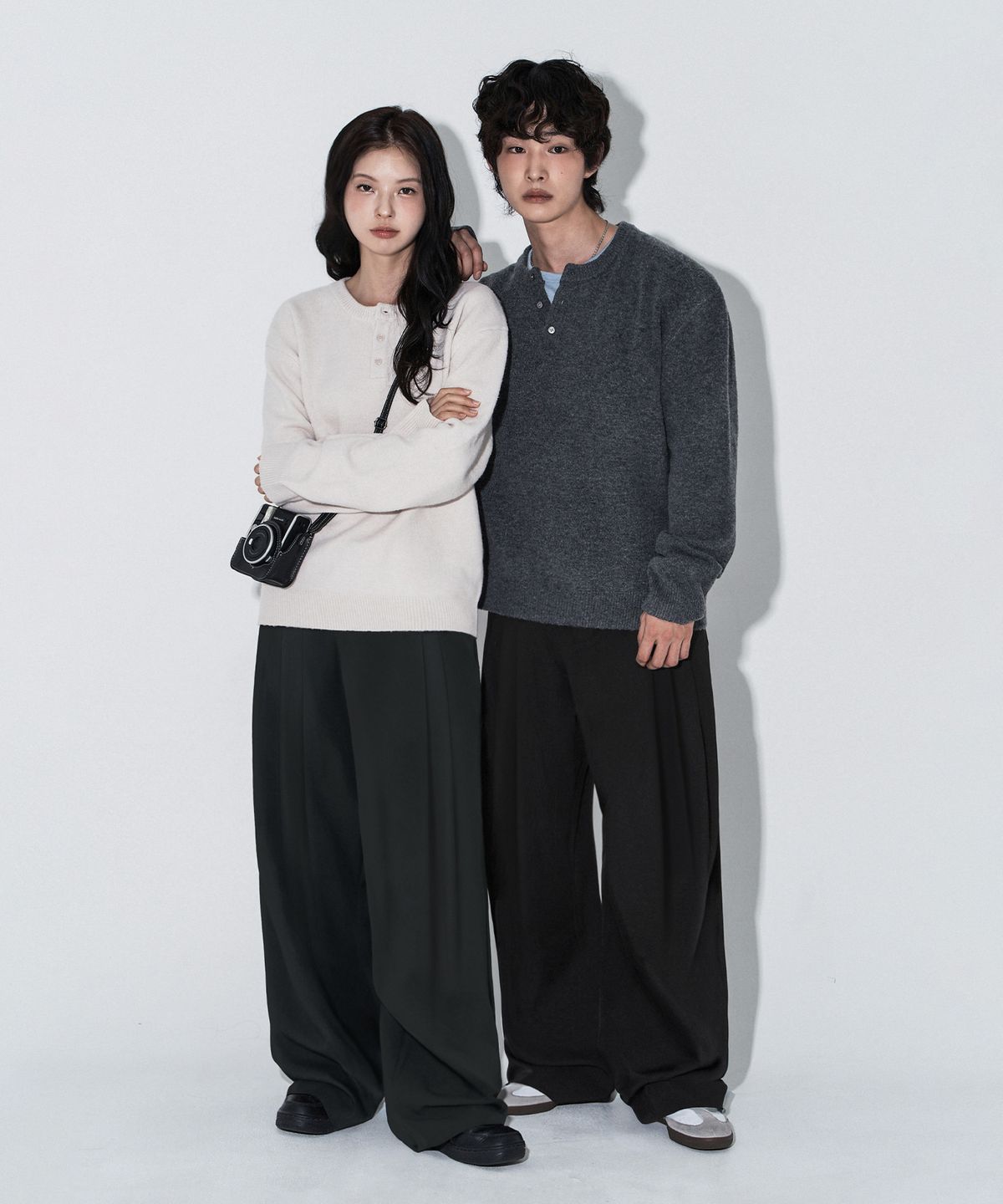 리메인세컨드(LEMAIN SECOND) 투턱 와이드 슬랙스 [2COLOR]