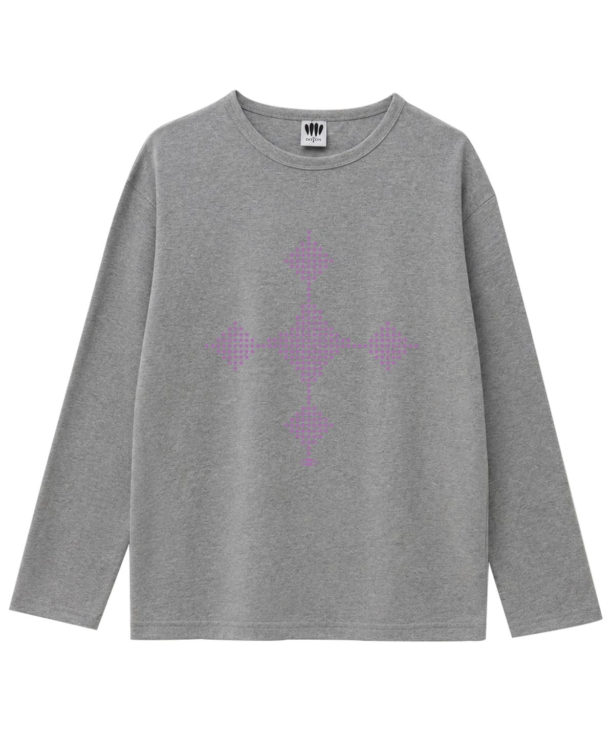 도톤(DOTON) STELLAR CROSS LONG SLEEVE (Grey)