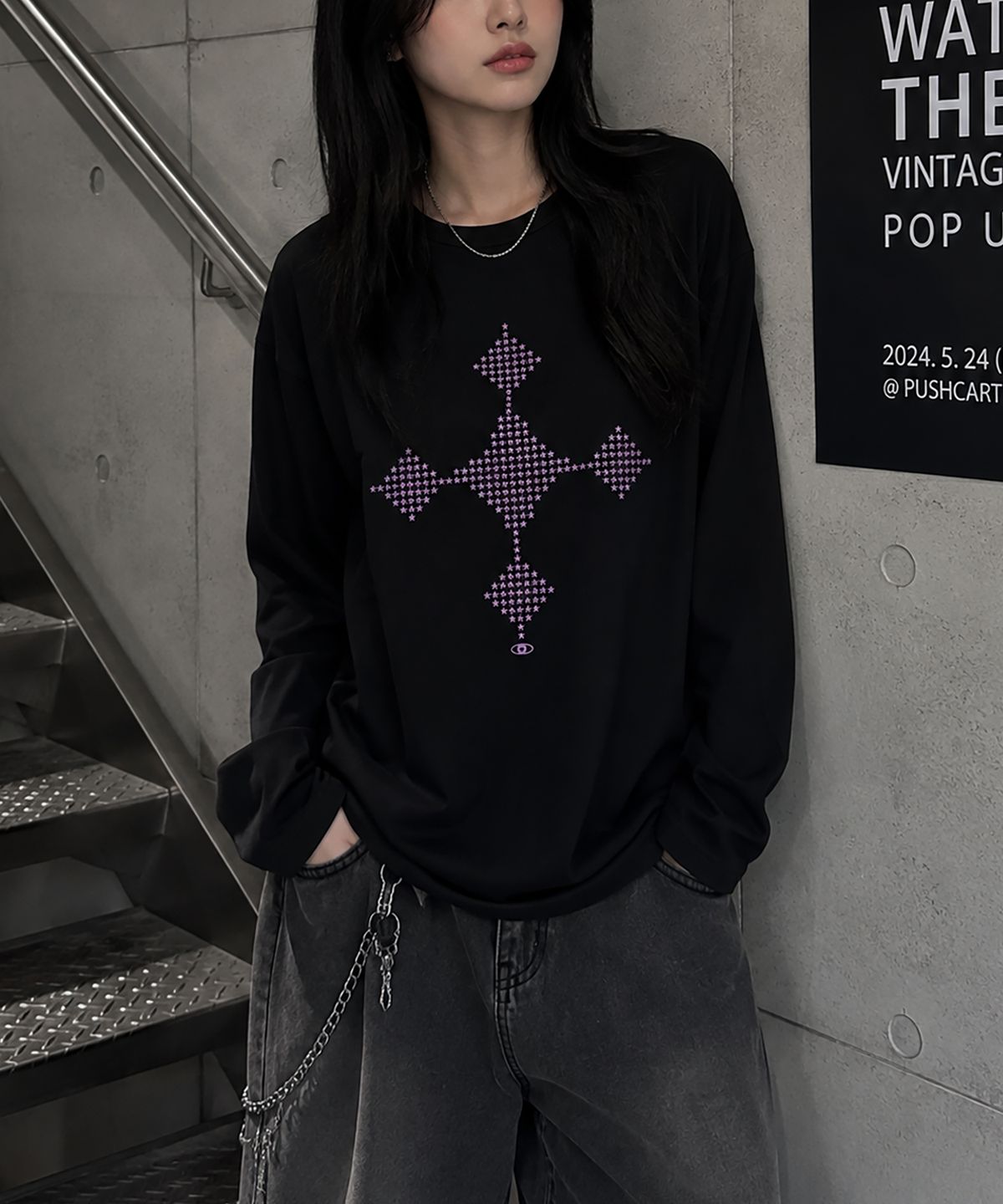 도톤(DOTON) STELLAR CROSS LONG SLEEVE (Black)