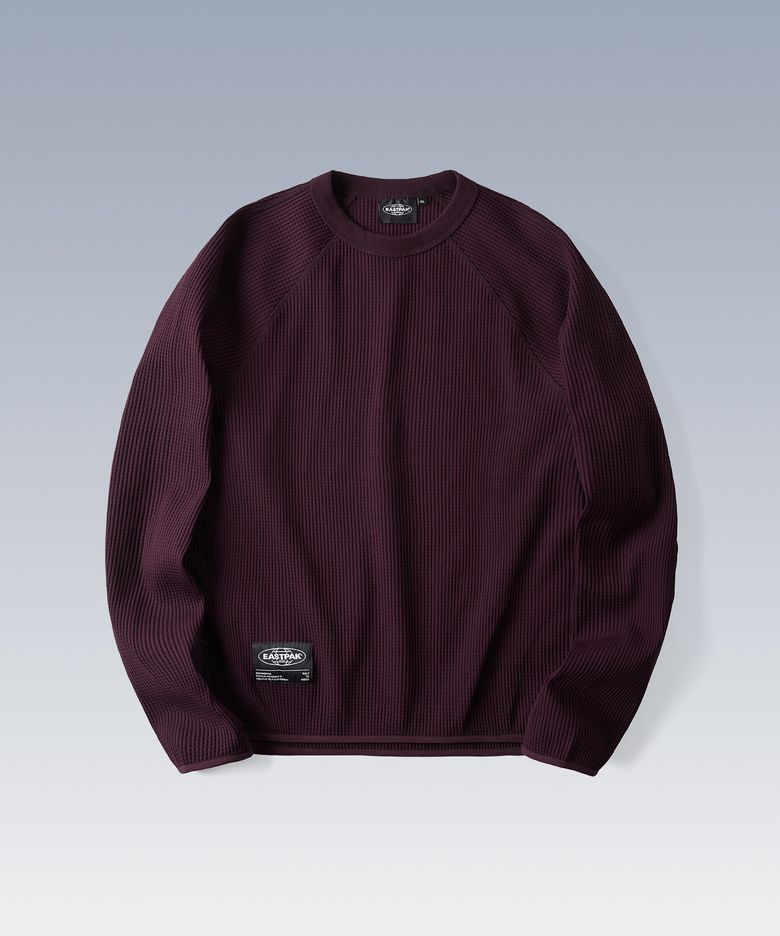와플 티셔츠 Burgundy