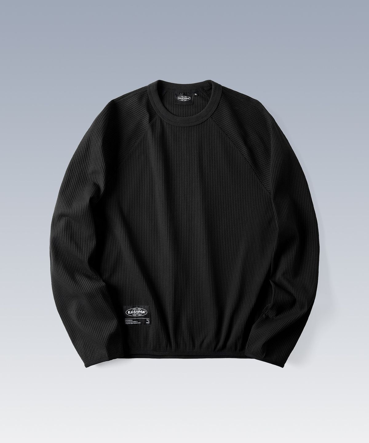이스트팩(EASTPAK) 와플 티셔츠 Black