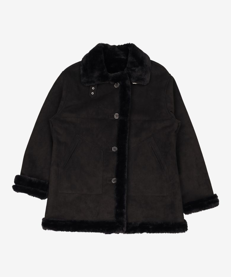 Classic Mustang Coat in Beige/Ivory L