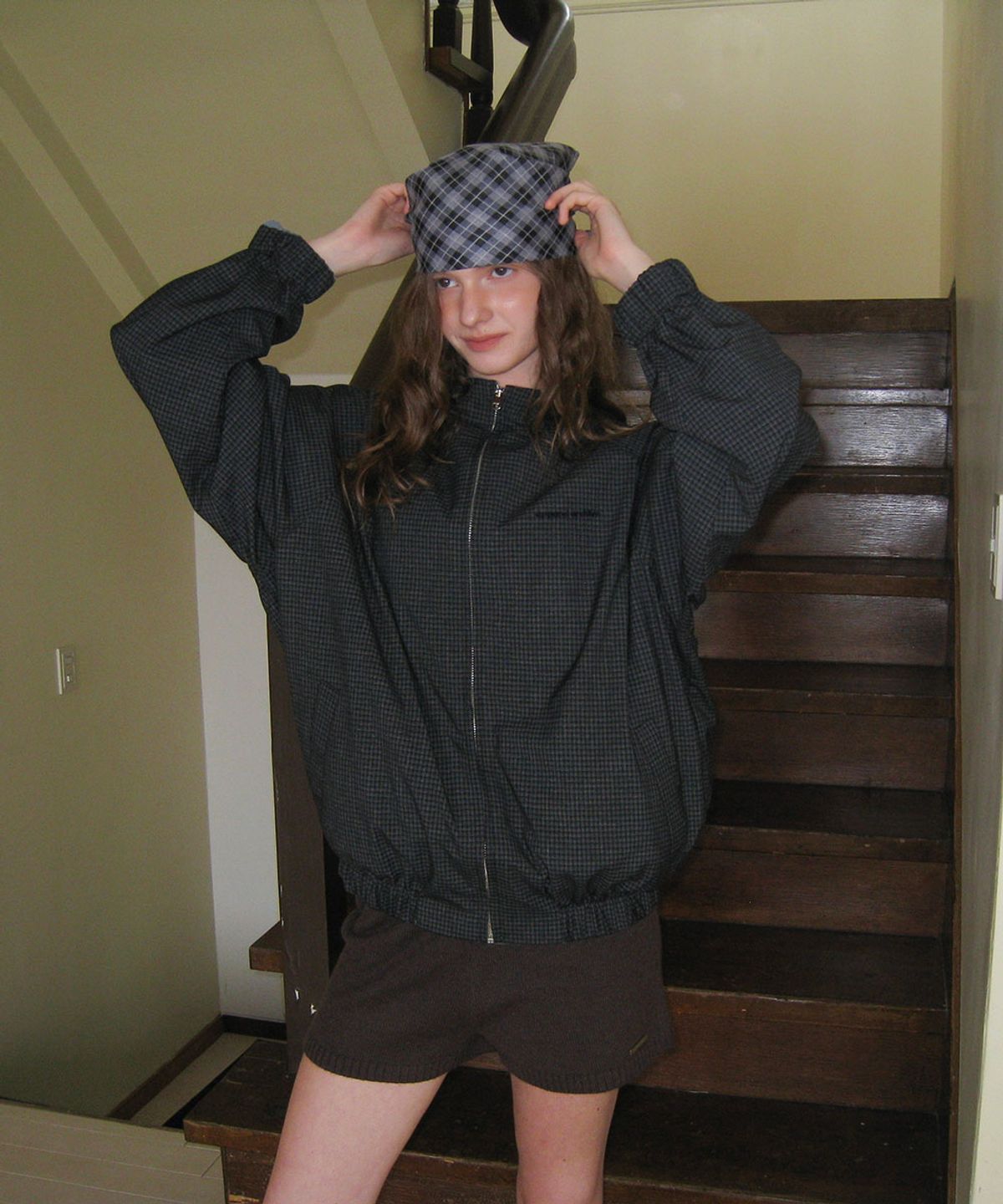 어패럴아카이브(APPAREL ARCHIVE) Dippy reversible hood jacket - Navy