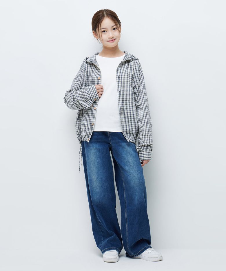 틴즈 여아 스판 세미와이드 데님팬츠_294(14580-155-601-10)