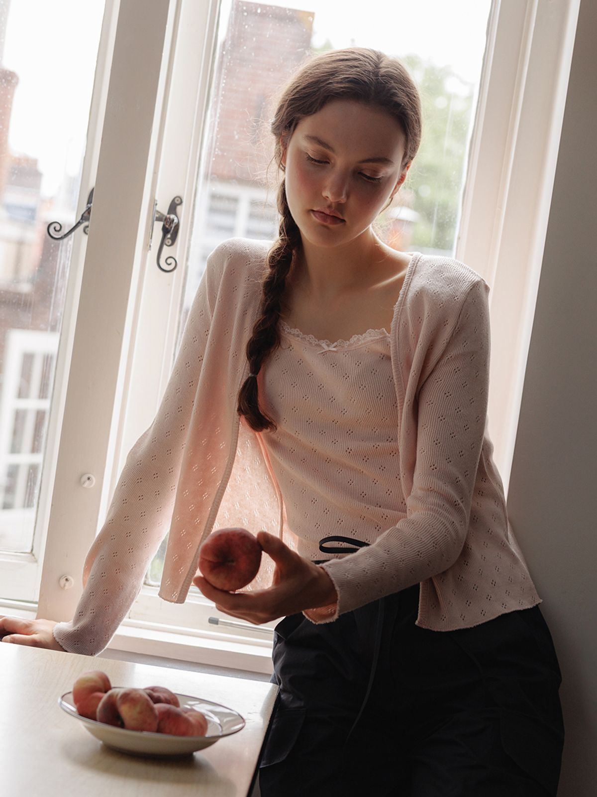 랭앤루(LANGNLU) OLDEBU Cardigan Set(올데브)_LIGHT PINK