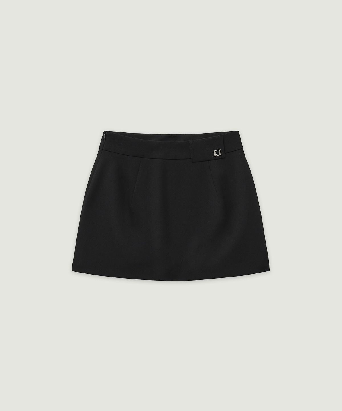 엘무드 우먼(LMOOD WOMEN) FRENCH Micro Shorts Skirt Black