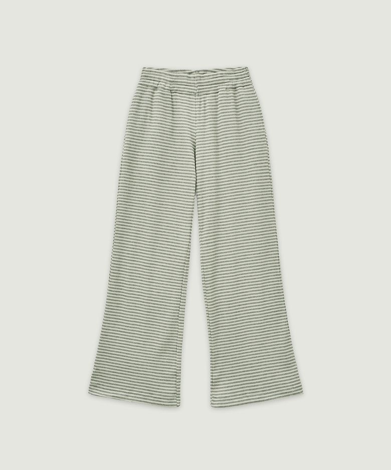 PUPPY Stripe Lounge Pants Warm Gray