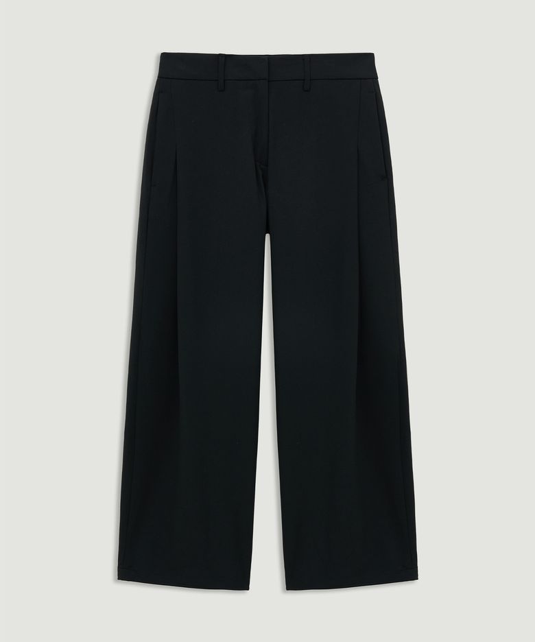 KENDO Low Wide Slacks Black