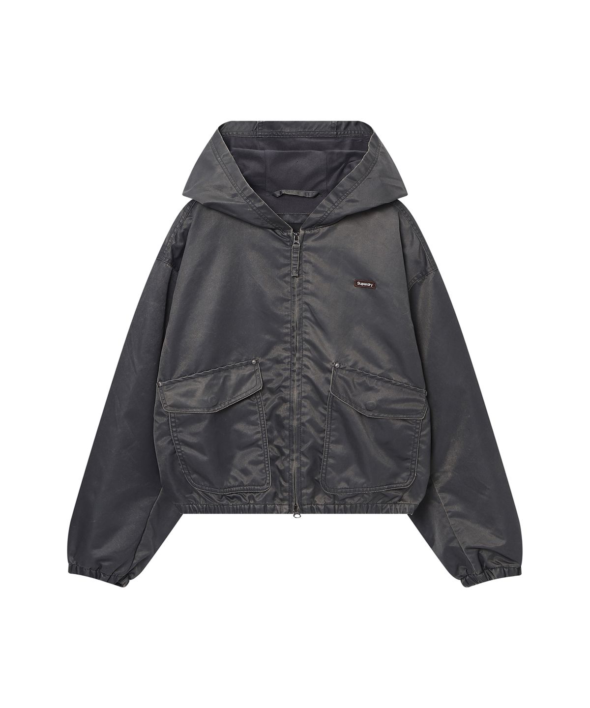 슈퍼드라이(SUPERDRY) 우먼스 레트윈 웜 자켓 차콜 SDFJWDQ01CHL