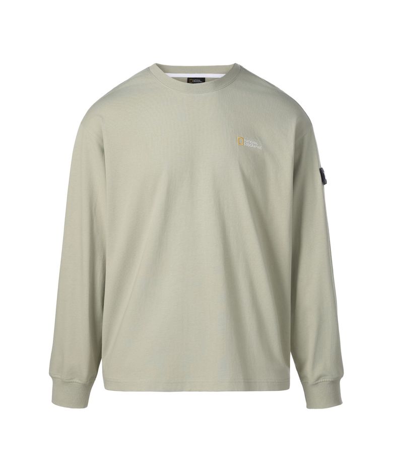 세미오버핏 롱 슬리브 티셔츠 LIGHT KHAKI