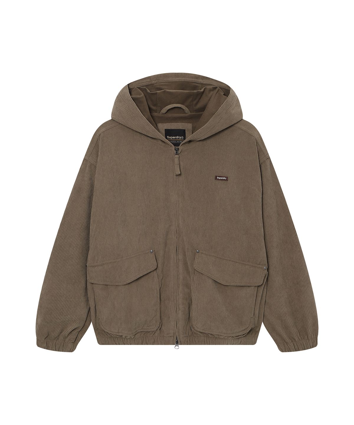 슈퍼드라이(SUPERDRY) 코드윈 웜 자켓 다크 베이지 SDMJWDQ02DBE