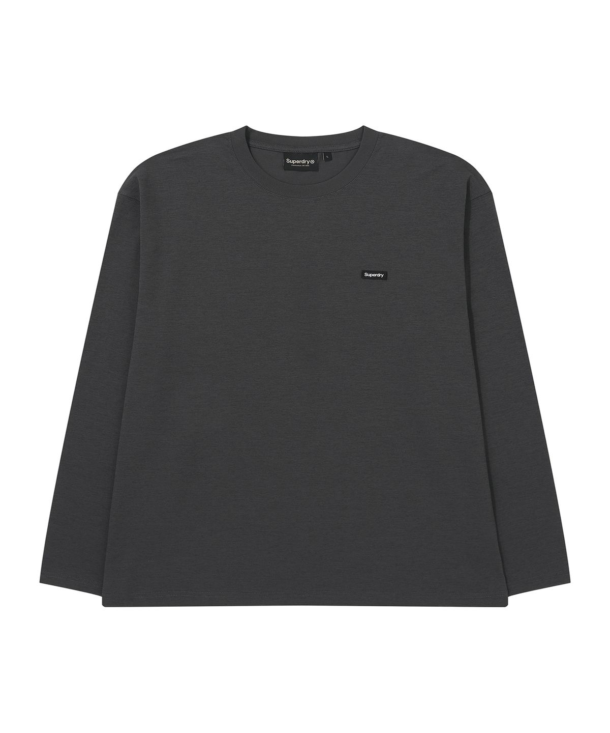 슈퍼드라이(SUPERDRY) 리커버 코어 롱티  차콜 SDUILDQ02CHL
