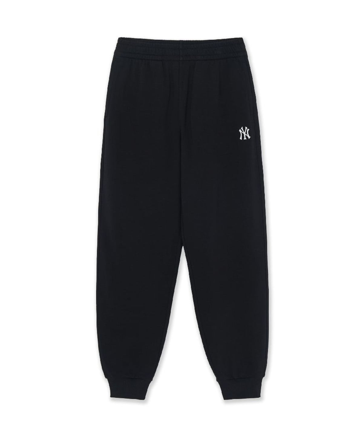 엠엘비(MLB) 베이직 스몰로고 조거 팬츠 NY (Black)