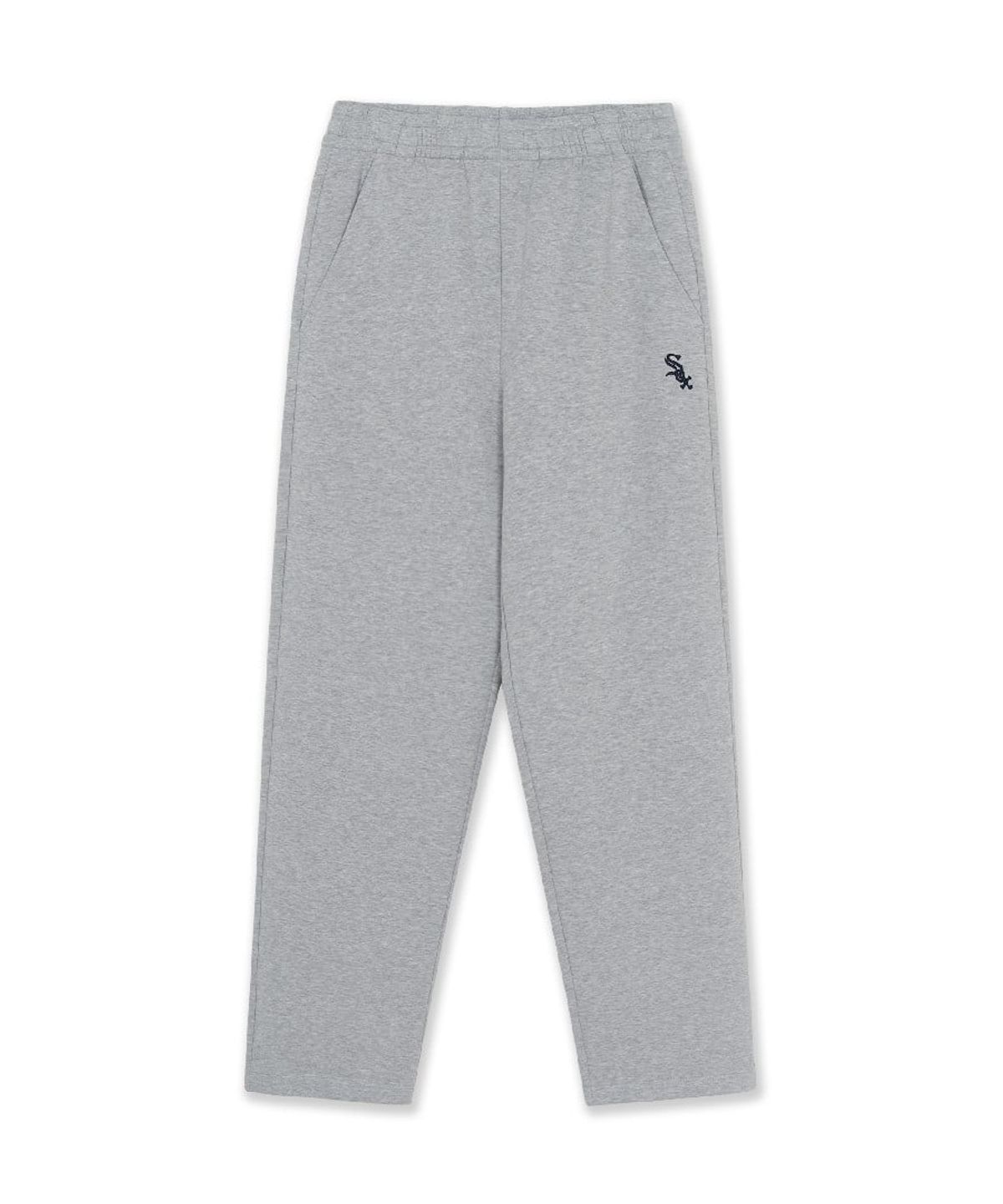 엠엘비(MLB) 베이직 스몰로고 스트레치 스트레이트 팬츠 CHW (Melange Grey)