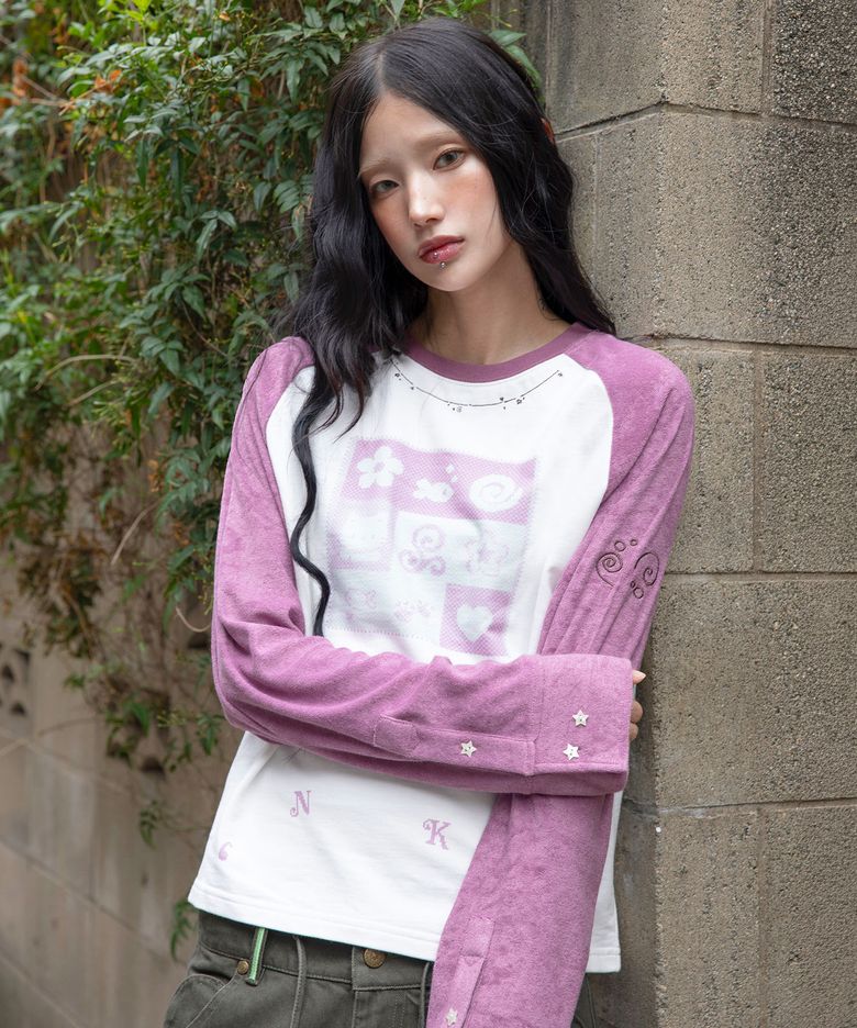 WXT091 세이란 래글런 롱슬리브 (WHITE)
