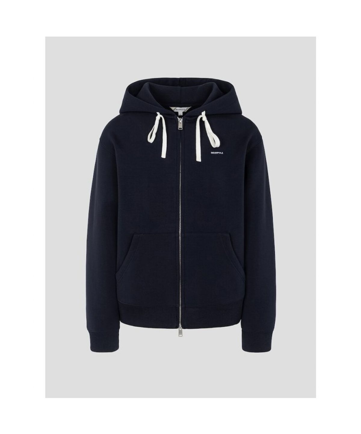 빈폴 레이디스(BEANPOLE LADIES) [Essential] 네오프렌 투웨이 후드집업  네이비 (BF6841C09R)