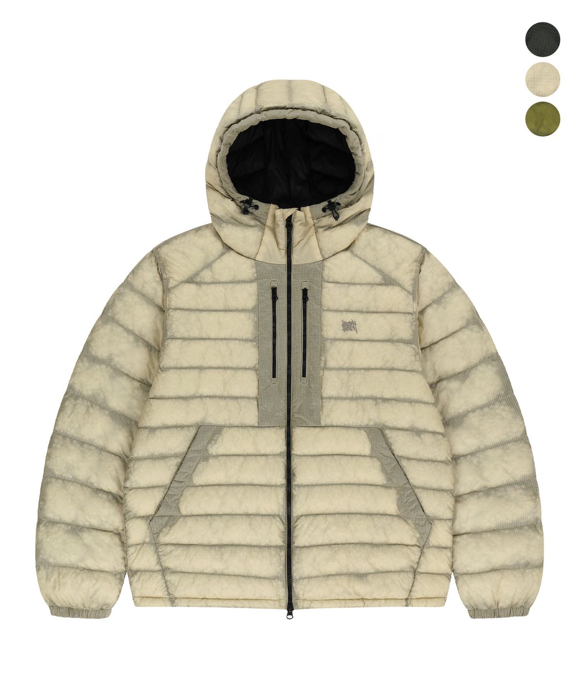 브라운브레스(BROWNBREATH) TAG SHADOW LIGHT PADDED JACKET