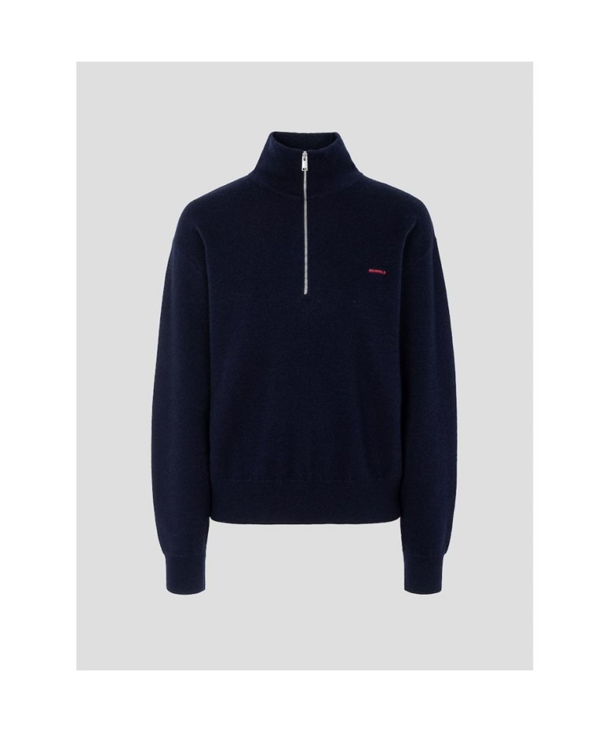 빈폴 레이디스(BEANPOLE LADIES) [Essential] 베러 핏 쿼터 집 니트  네이비 (BF6851E04R)