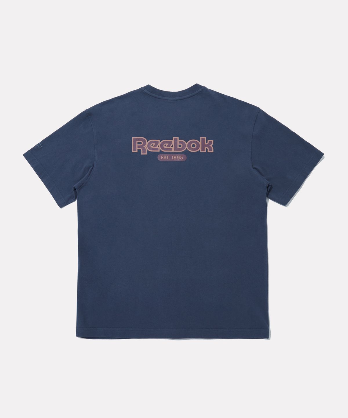 리복(REEBOK) 베이직 로고 워싱 반팔티 - 인디고 네이비