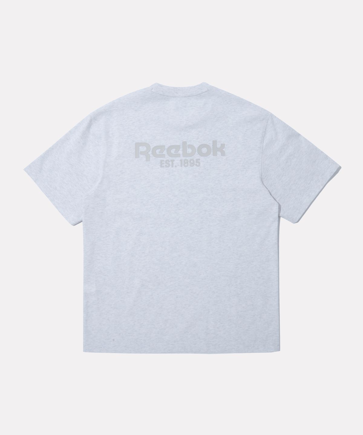 리복(REEBOK) 에센셜 반팔티 - 라이트 멜란지 그레이