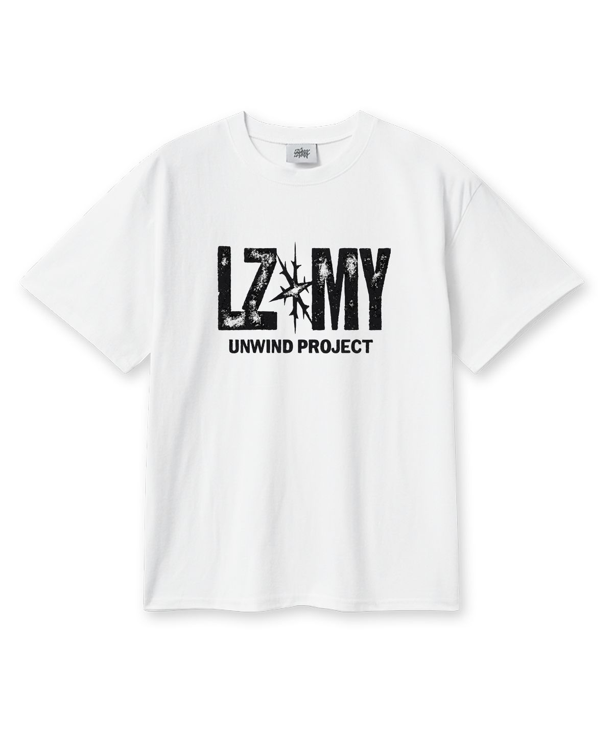 레이지메리(LAZYMERRY) 언와인드프로젝트 20수 코튼 오버핏 반팔티셔츠 화이트