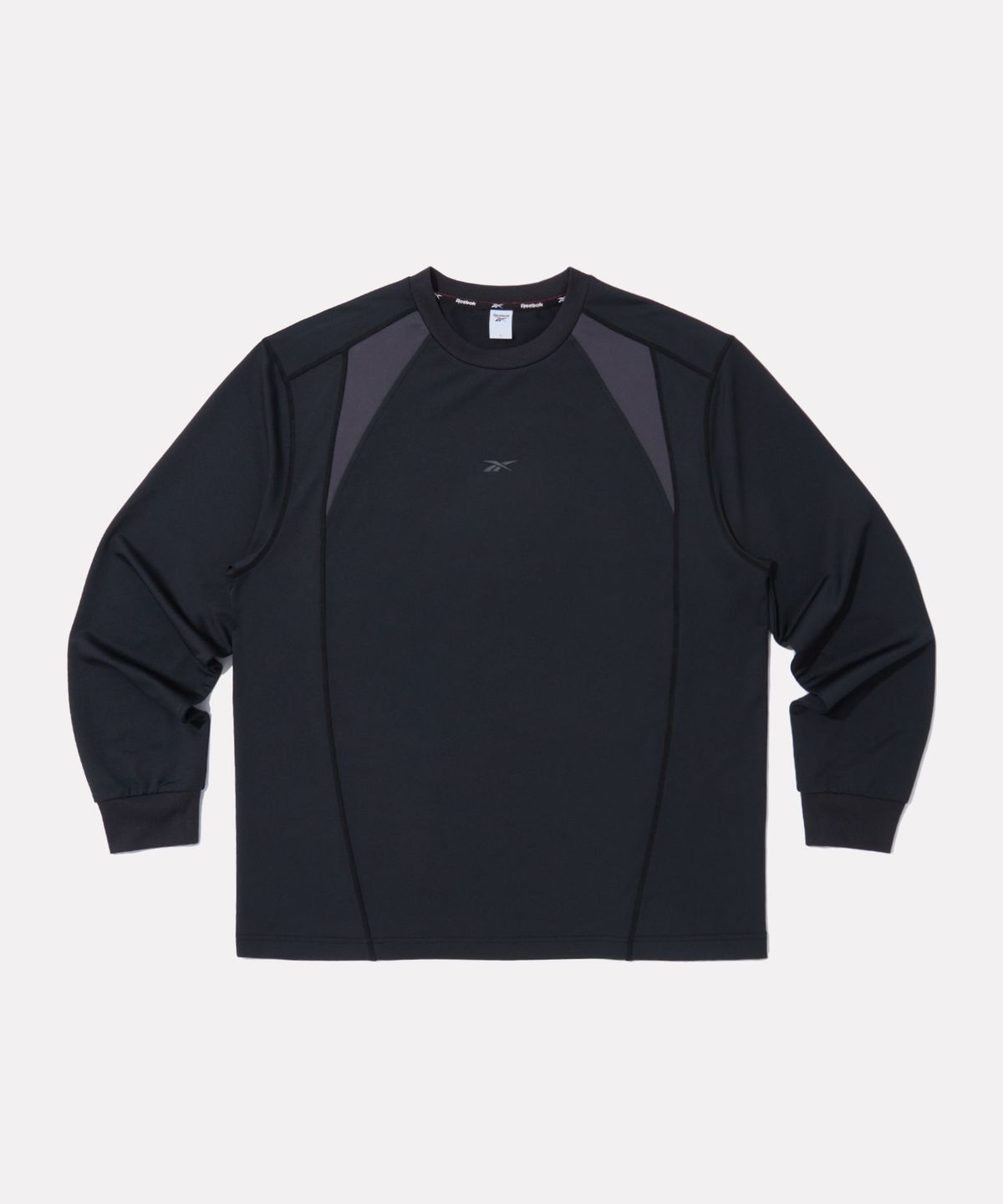 리복(REEBOK) 트랙 러닝 긴팔티 - 블랙
