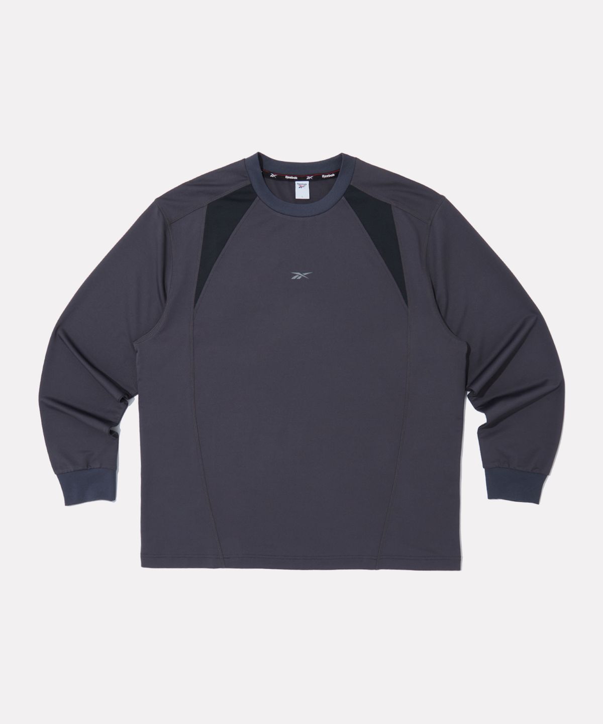 리복(REEBOK) 트랙 러닝 긴팔티 - 차콜