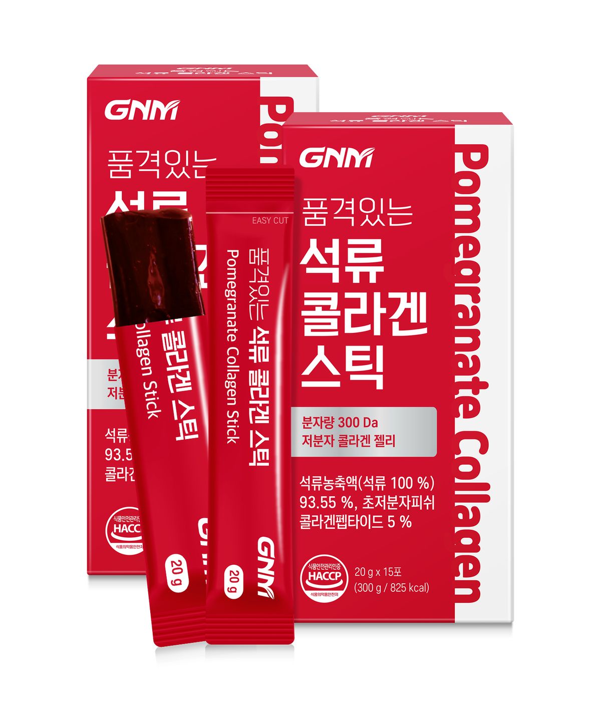 GNM자연의품격(GNMLIFE) [300달톤] 이성경 석류콜라겐젤리 스틱 2박스 (총 30포)