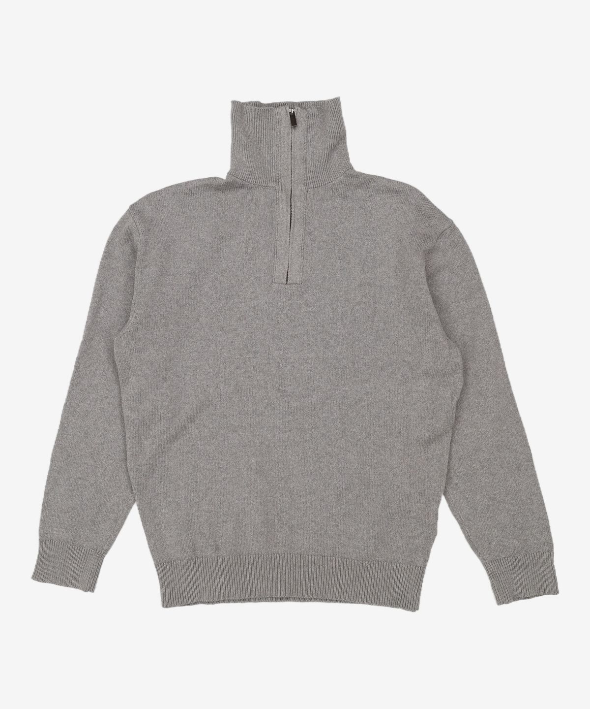 커스텀어클락(COSTUME O’CLOCK) 컨템포러리 하프 집업 니트 그레이 COOSKT026GRAY L