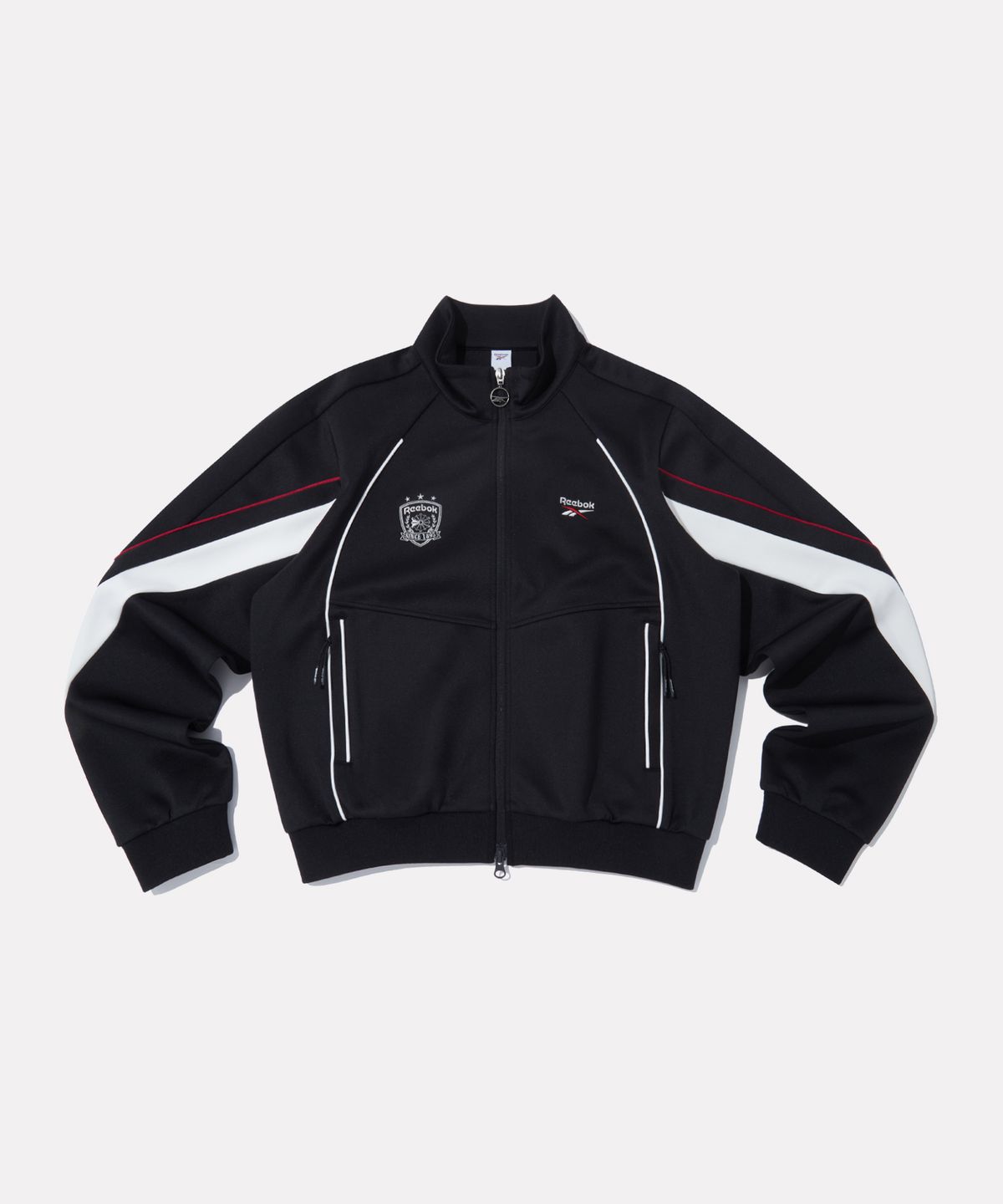 리복(REEBOK) 벡터 라인 저지 트랙 탑 (W) - 블랙