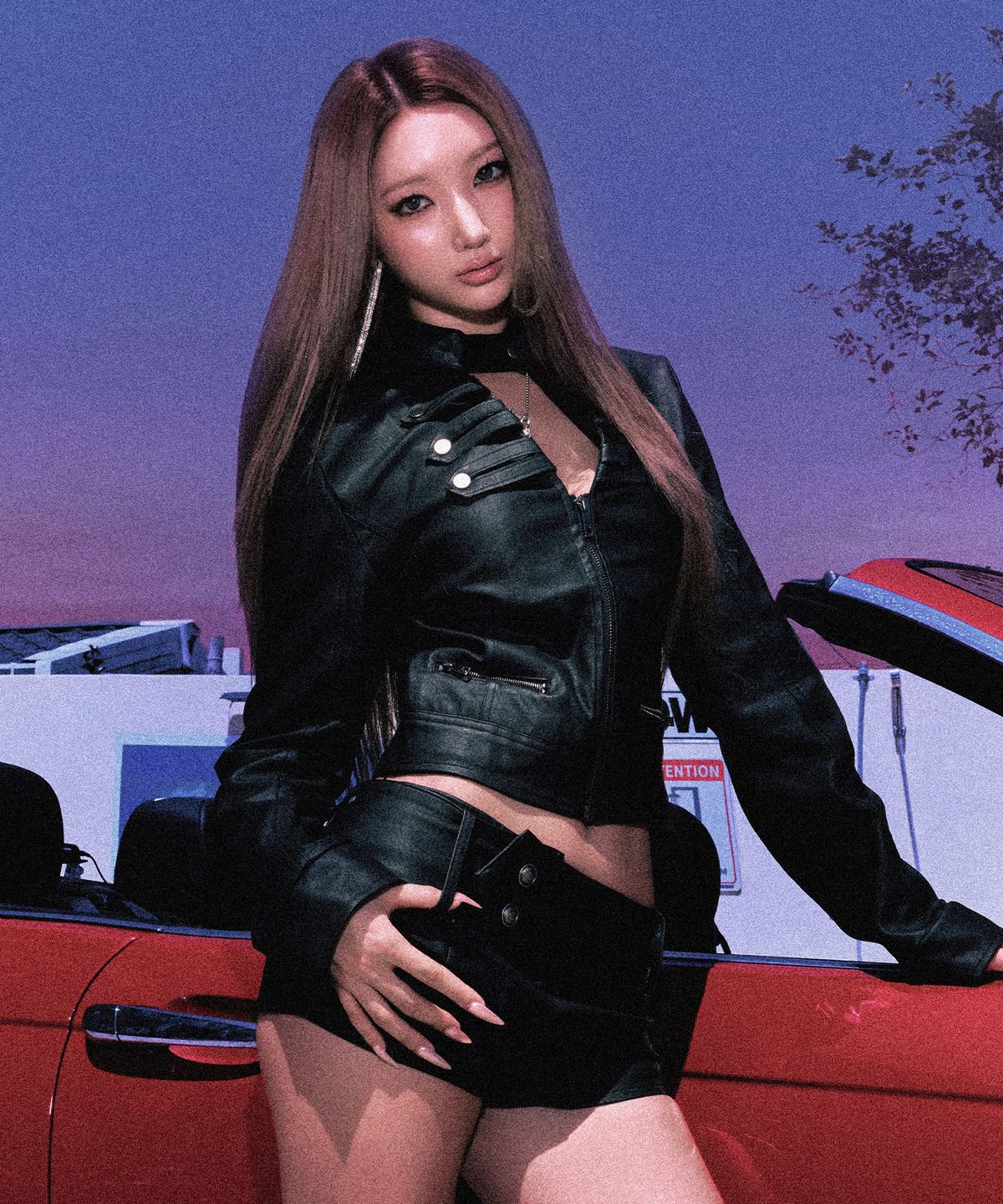 길라아카이브(GILAARCHIVE) CHOKER NAPOLEON CROP LEATHER JACKET_BLACK