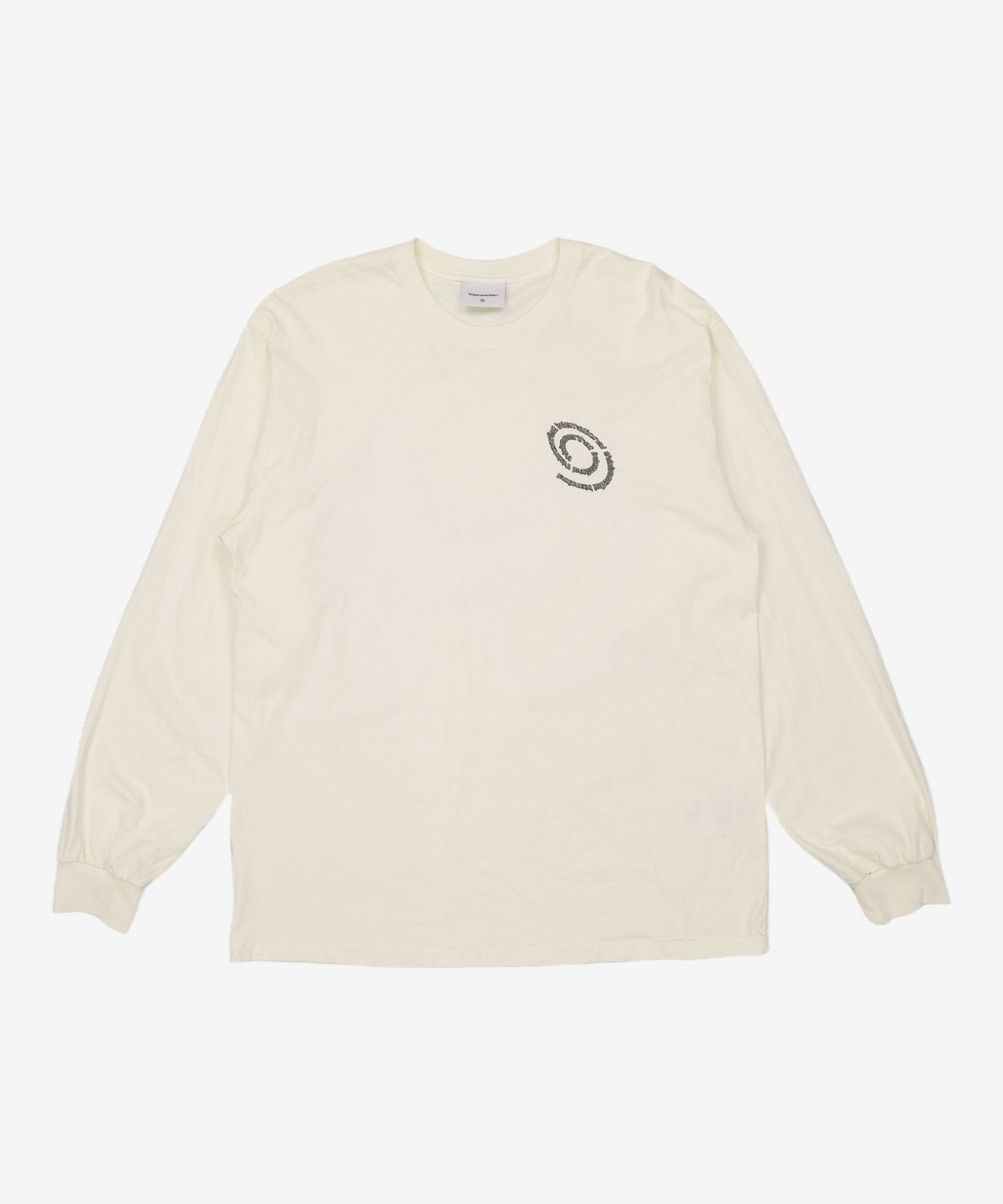 디스이즈네버댓(THISISNEVERTHAT) Spiral Logo L/S Tee Ivory XL