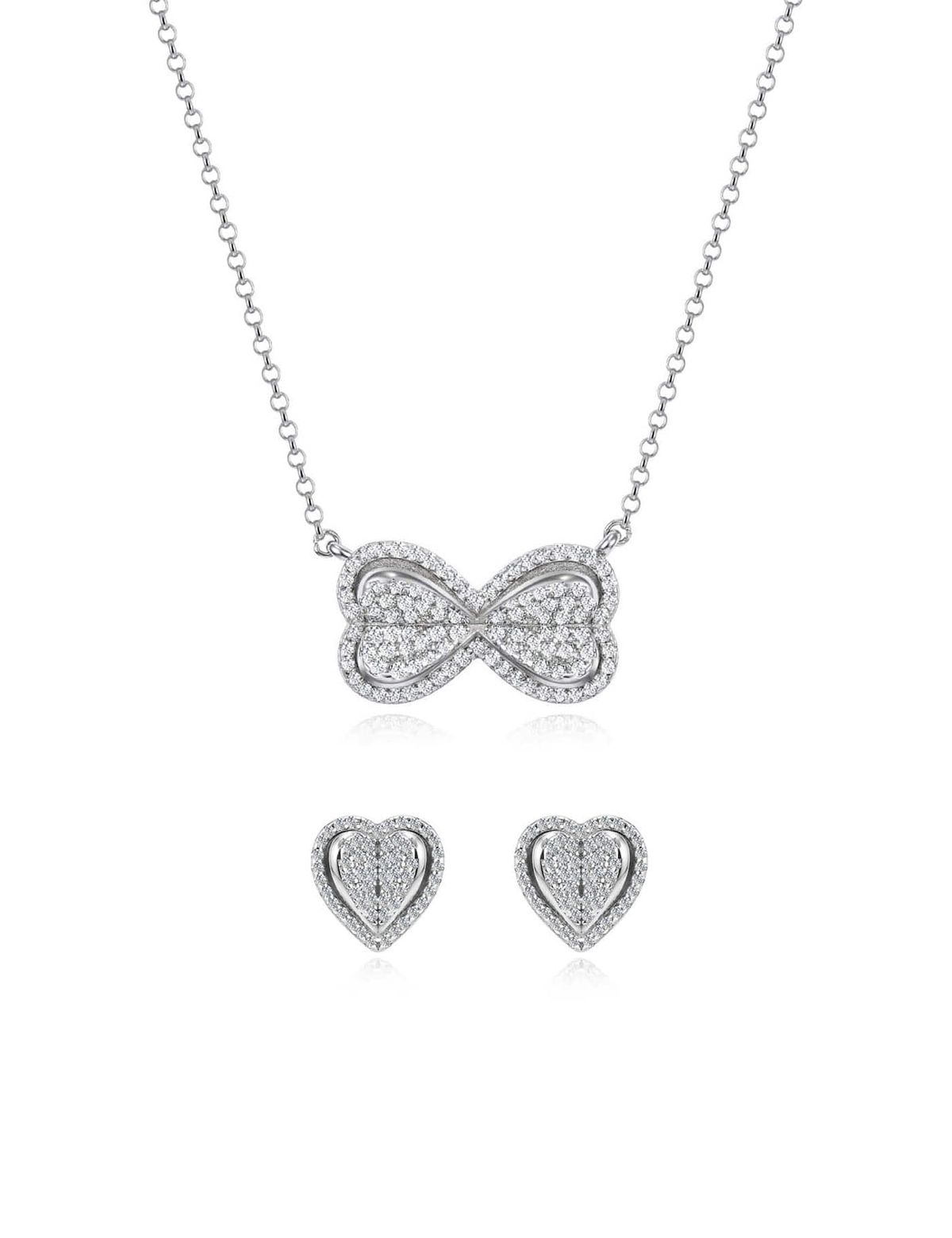 아이스볼(ICEBALL) Heart tie pave