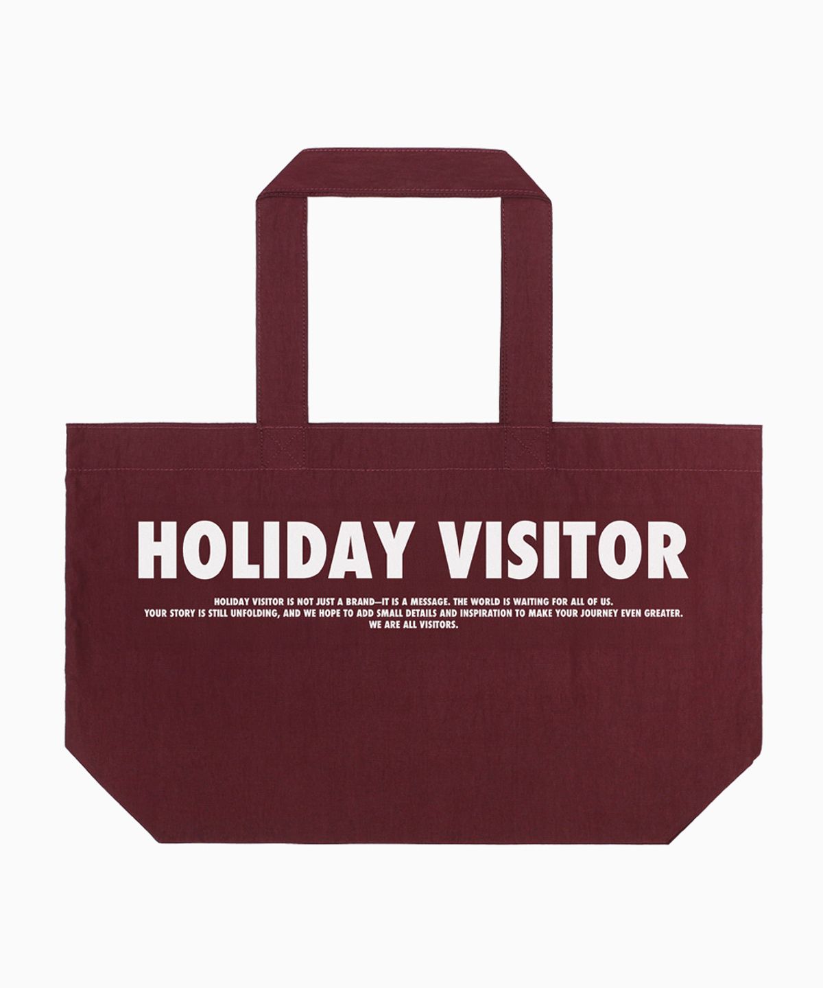 홀리데이비지터(HOLIDAYVISITOR) 빅 에코백 라이트